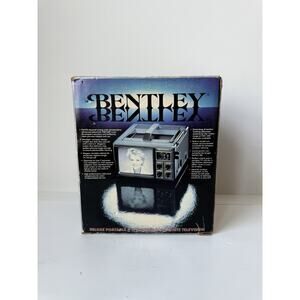 Vintage Bentley Deluxe Portable TV 100C 5" Black & White Television NEW orig box